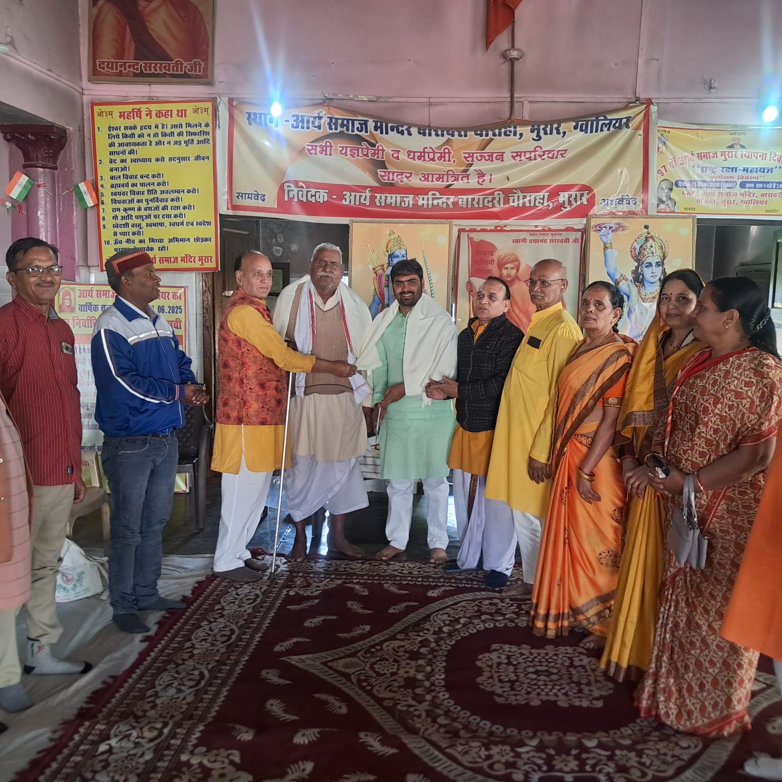 महाशिवरात्रि पर ऋषि दयानंद बोधोत्सव यज्ञोपदेश भजनोपदेश कार्यक्रम हुआ